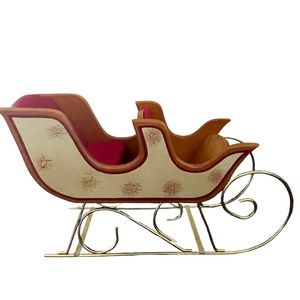 Santas World Decorative Vintage Christmas Sleigh